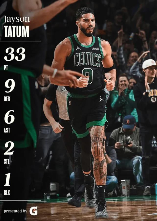 浙江队翻盘勇士，塔图姆扛起全队